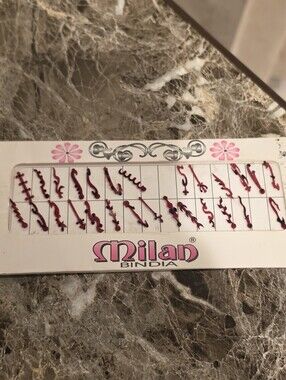 Milan Pack of Pink Decorative Bindis